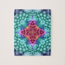 Groovy Blue Jigzaag Puzzle met Gift Box Legpuzzel