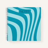 Groovy Blue Notitieboek (Voorkant)