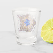 Groovy Blue Star Cosmos Thunder_Cove Shot Glas (Achterkant)