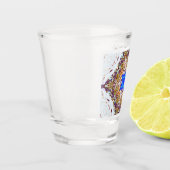 Groovy Blue Star Cosmos Thunder_Cove Shot Glas (Links)