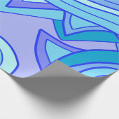 Groovy Blues Cadeaupapier (Hoek)