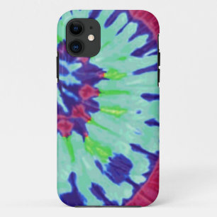Groovy Blues Stropdas-Dye Kijk iPhone case