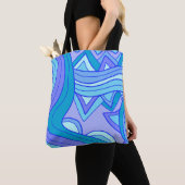 Groovy Blues Tote Bag (Dichtbij)