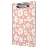 Groovy Blush Boho Daisy Bloementuin Patroon Klembord (Links)