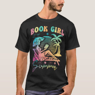 Groovy Boek Meisje Zomer Boeken Lezen Boekachtig T-shirt