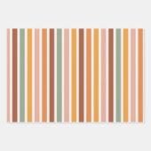 Groovy Boho 70s bloemen patroon Inpakpapier Vel (Voorkant 2)