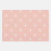 Groovy Boho 70s bloemen patroon Inpakpapier Vel (Voorkant 3)