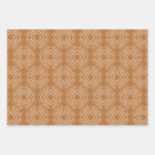 Groovy Boho 70s bloemen patroon Inpakpapier Vel (Voorkant 2)