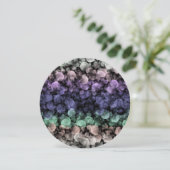 Groovy Boho Bellen Eclectische Uingender Pride Vla Feestdagenkaart (Staand voorkant)