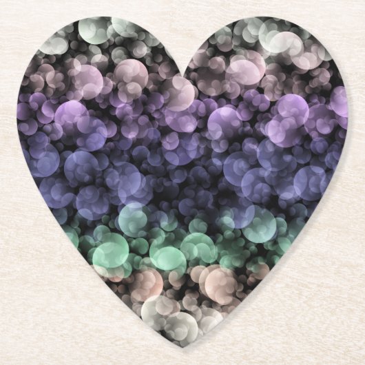 Groovy Boho Bellen Eclectische Uingender Pride Vla Kartonnen Onderzetters (Voorkant)
