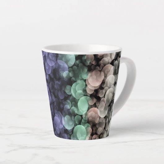 Groovy Boho Bellen Eclectische Uingender Pride Vla Latte Mok (Rechterhoek)