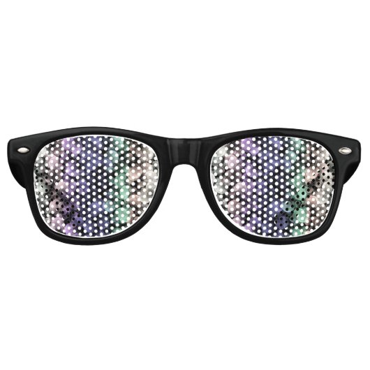 Groovy Boho Bellen Eclectische Uingender Pride Vla Retro Zonnebril (Voorkant)