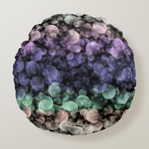Groovy Boho Bellen Eclectische Uingender Pride Vla Rond Kussen