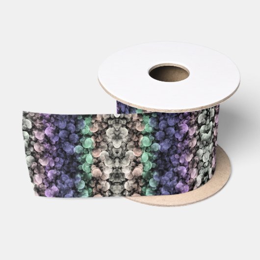 Groovy Boho Bellen Eclectische Uingender Pride Vla Satijnen Lint (Spoel)