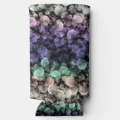 Groovy Boho Bellen Eclectische Uingender Pride Vla Seltzer Blikjeskoeler (Achterkant)