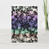Groovy Boho Bubbles Eclectische Uingender Pride Vl Bedankkaart (Achterkant)