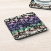 Groovy Boho Bubbles Eclectische Uingender Pride Vl Bier Onderzetter (Linkerzijde)