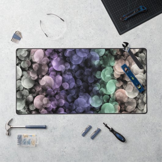 Groovy Boho Bubbles Eclectische Uingender Pride Vl Bureaumat (Werkstation)