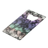 Groovy Boho Bubbles Eclectische Uingender Pride Vl Creditkaart Flessenopener (Voorkant Gekanteld)