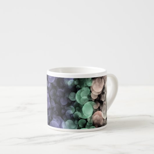Groovy Boho Bubbles Eclectische Uingender Pride Vl Espresso Kop (Voorkant rechts)