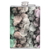 Groovy Boho Bubbles Eclectische Uingender Pride Vl Heupfles (Achterkant)