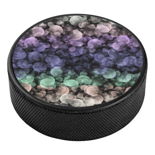 Groovy Boho Bubbles Eclectische Uingender Pride Vl Hockey Puck (3/4)