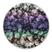 Groovy Boho Bubbles Eclectische Uingender Pride Vl Keramische Knop (Voorkant)