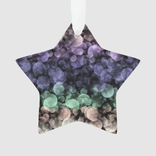 Groovy Boho Bubbles Eclectische Uingender Pride Vl Ornament (voorkant)