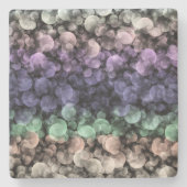 Groovy Boho Bubbles Eclectische Uingender Pride Vl Stenen Onderzetter (Voorkant)