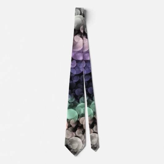 Groovy Boho Bubbles Eclectische Uingender Pride Vl Stropdas (Voorkant)