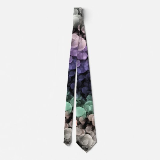 Groovy Boho Bubbles Eclectische Uingender Pride Vl Stropdas (Achterkant)