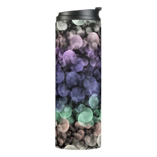 Groovy Boho Bubbles Eclectische Uingender Pride Vl Thermosbeker (Gedraaid links)