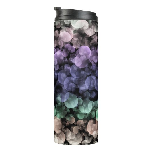 Groovy Boho Bubbles Eclectische Uingender Pride Vl Thermosbeker (Geroteerd rechts)