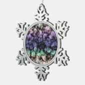 Groovy Boho Bubbles Eclectische Uingender Pride Vl Tin Sneeuwvlok Ornament (Rechts)