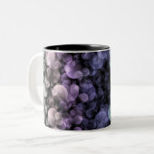Groovy Boho Bubbles Eclectische Uingender Pride Vl Tweekleurige Koffiemok (Voorkant links)