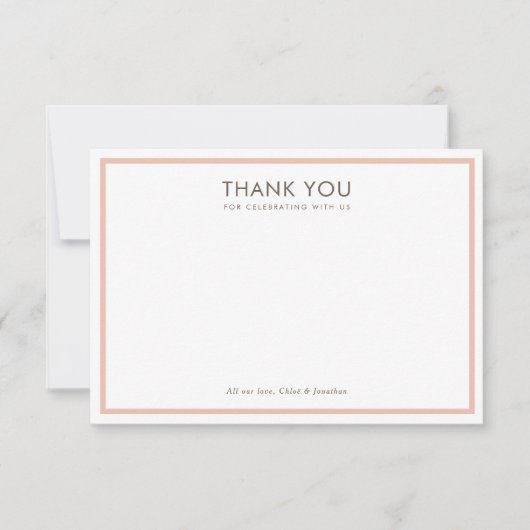 Groovy Boho Floral Birthday Party Celebration Bedankkaart (Voorkant)