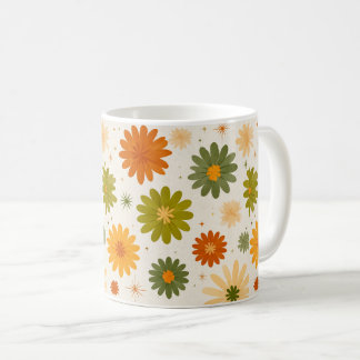 Groovy Boho Flower Power Keramische Beker Koffiemok