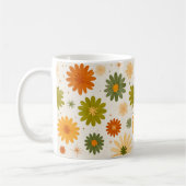 Groovy Boho Flower Power Keramische Beker Koffiemok (Links)