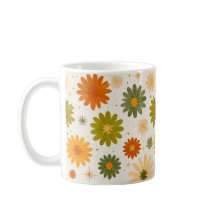 Groovy Boho Flower Power Keramische Beker