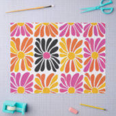 Groovy Boho Flowers Tissuepapier (Craft)
