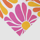 Groovy Boho Flowers Tissuepapier (Detail)