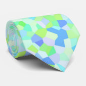 Groovy Boho Funky Kleurrijke Quirky Sprinkles Moza Stropdas (Opgerold)