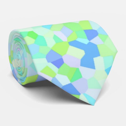 Groovy Boho Funky Kleurrijke Quirky Sprinkles Moza Stropdas (Opgerold)