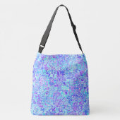 Groovy Boho Funky Quirky Abstract Blob Mozaïek Crossbody Tas (Achterkant)