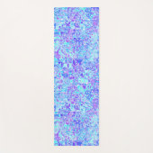Groovy Boho Funky Quirky Abstract Blob Mozaïek Yogamat (Voorkant)