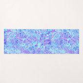 Groovy Boho Funky Quirky Abstract Blob Mozaïek Yogamat (Voorkant (horizontaal))