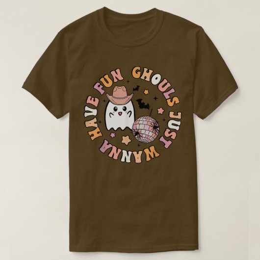 Groovy Boho Ghouls wil gewoon een vlinderdoorn heb T-shirt (Design voorkant)