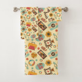 Groovy Boho Handdoek Retro Spiraal voor Uw Spa (Insitu)