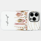 Groovy Boho Indian Feather iPhone Case-Mate iPhone Case (Achterkant (horizontaal))