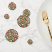 Groovy Boho Mod Retro Geometric Kerstmis Confetti (Groep)